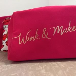 Set of three makeup/travel bags